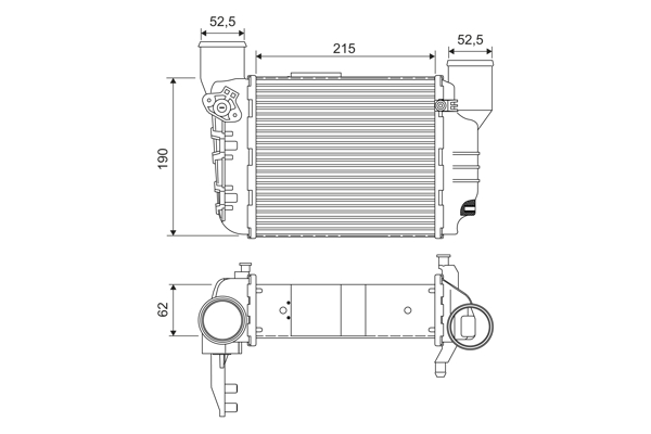 Valeo Interkoeler 817867