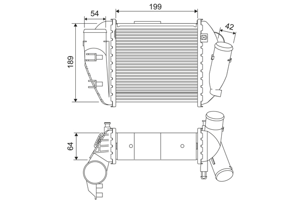 Valeo Interkoeler 817870