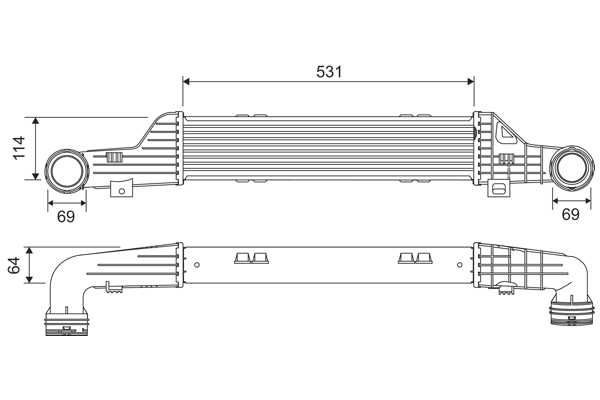 Valeo Interkoeler 817911