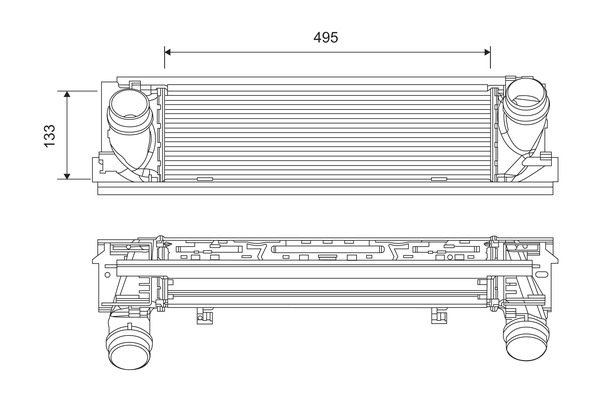 Valeo Interkoeler 818261