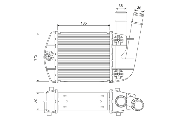 Valeo Interkoeler 818310