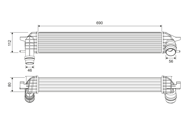 Valeo Interkoeler 818696