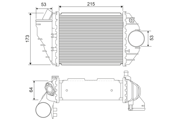 Valeo Interkoeler 818827