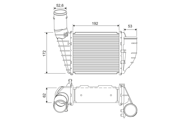 Valeo Interkoeler 818828