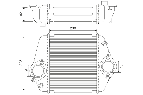 Valeo Interkoeler 822901