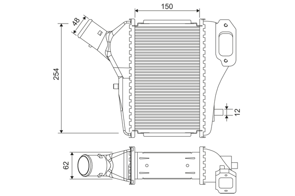 Valeo Interkoeler 822902