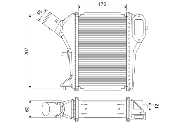 Valeo Interkoeler 822922