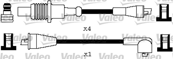 Valeo Bougiekabelset 346396