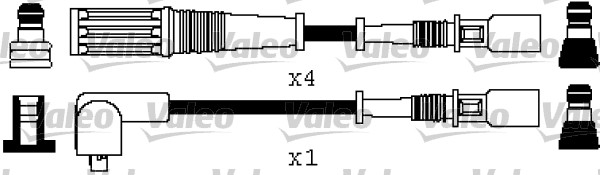 Valeo Bougiekabelset 346358