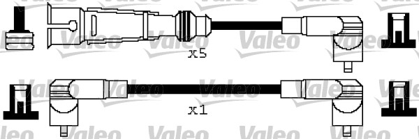 Valeo Bougiekabelset 346296