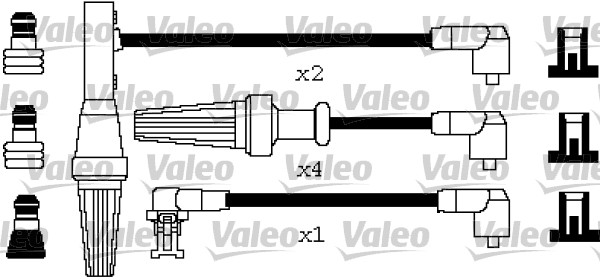 Valeo Bougiekabelset 346264