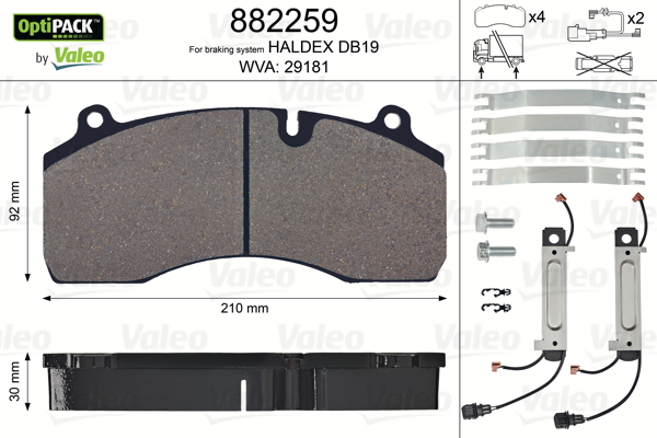 Valeo Remblokset 882259