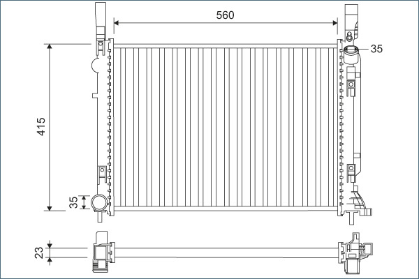Valeo Radiateur 701157