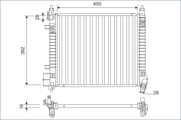 Valeo Radiateur 701169