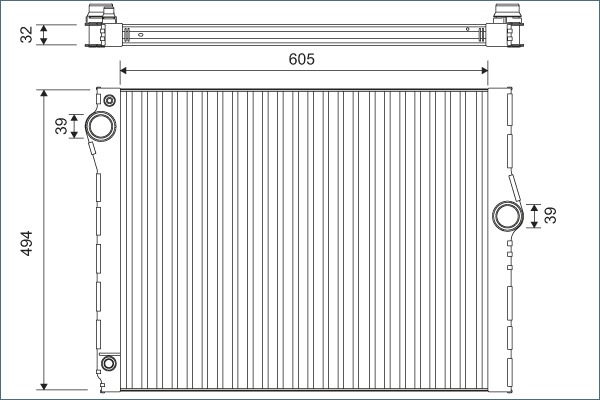 Valeo Radiateur 701172