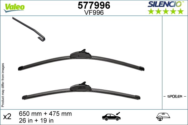 Valeo Ruitenwisserblad 577996