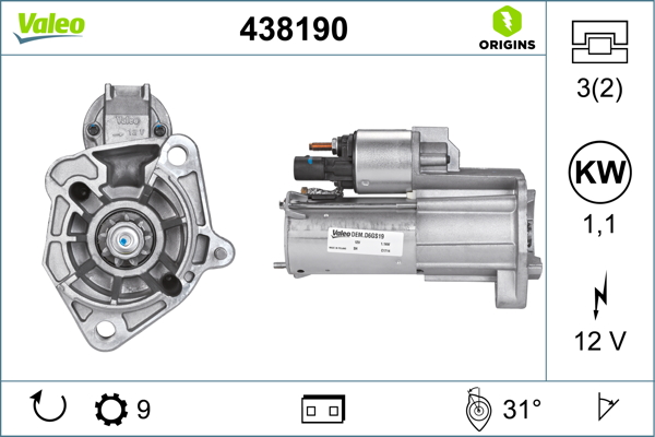 Valeo Starter 438190