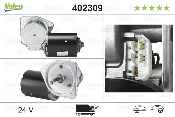 Valeo Ruitenwissermotor 402309