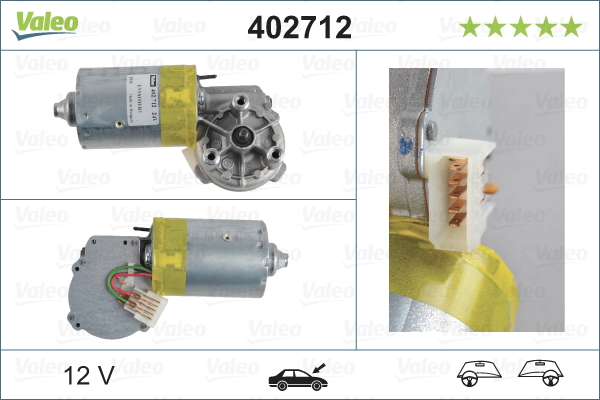 Valeo Ruitenwissermotor 402712