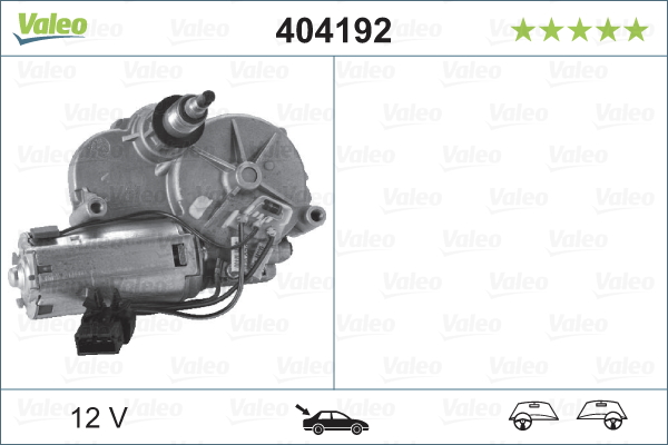 Valeo Ruitenwissermotor 404192