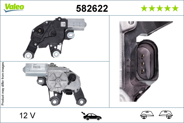 Valeo Ruitenwissermotor 582622