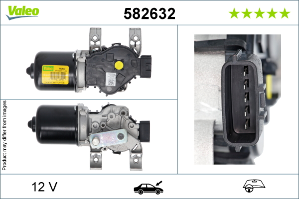 Valeo Ruitenwissermotor 582632