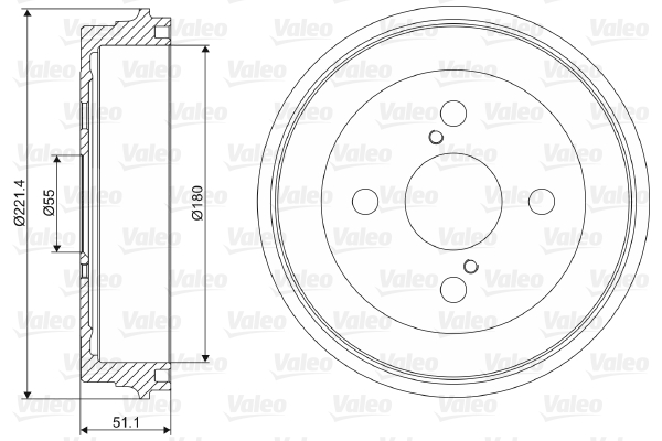 Valeo Remtrommel 237106