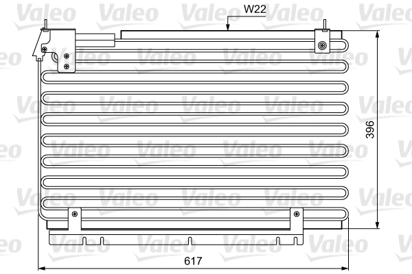 Valeo Airco condensor 814034