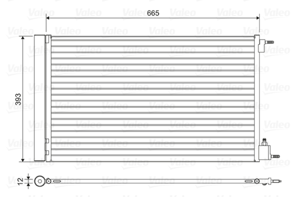 Valeo Airco condensor 814042