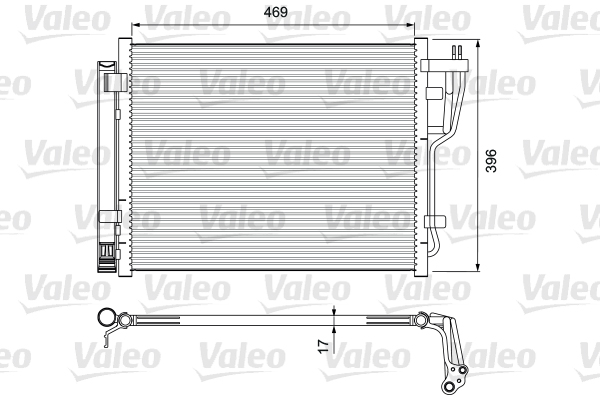 Valeo Airco condensor 814070