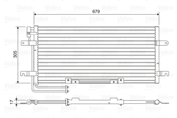 Valeo Airco condensor 814079