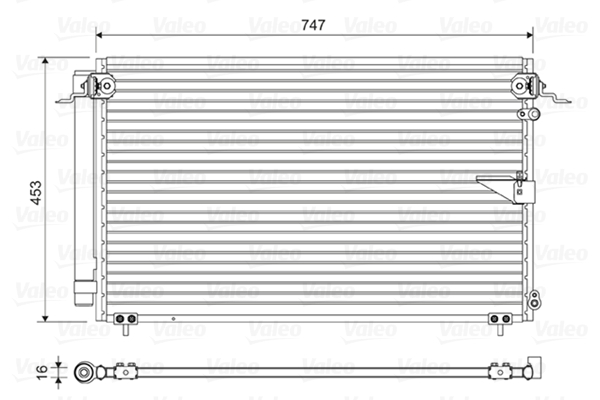 Valeo Airco condensor 814112