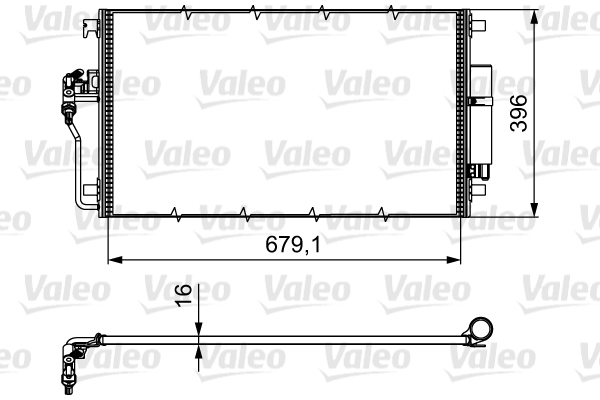 Valeo Airco condensor 814374