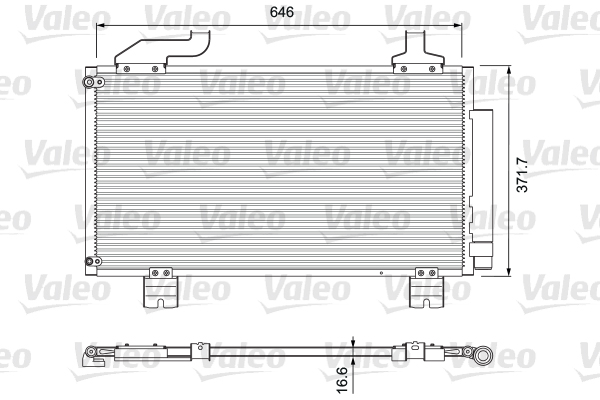 Valeo Airco condensor 814417