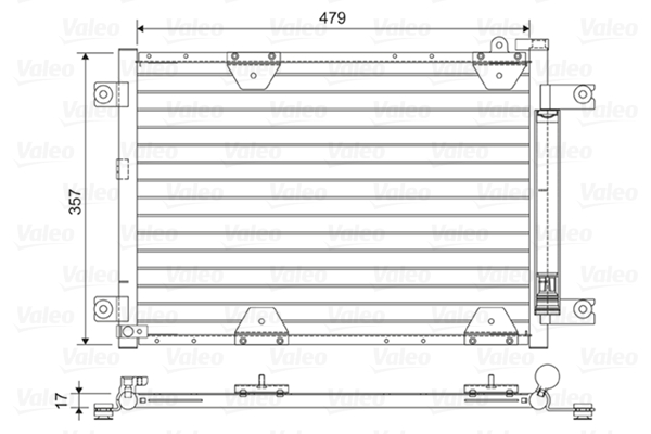 Valeo Airco condensor 814444