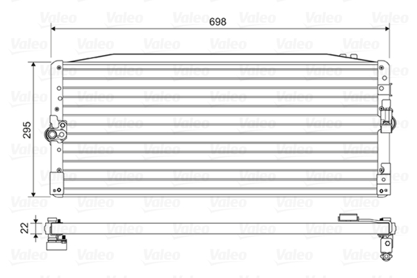 Valeo Airco condensor 814473