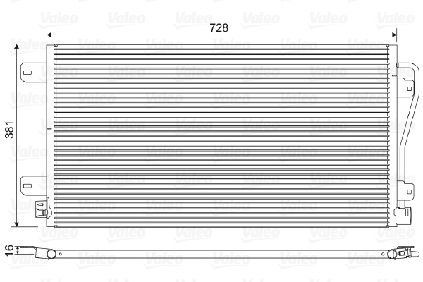 Valeo Airco condensor 817601