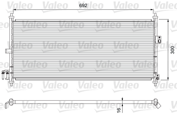 Valeo Airco condensor 817823