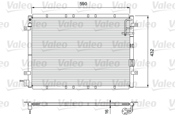 Valeo Airco condensor 818080