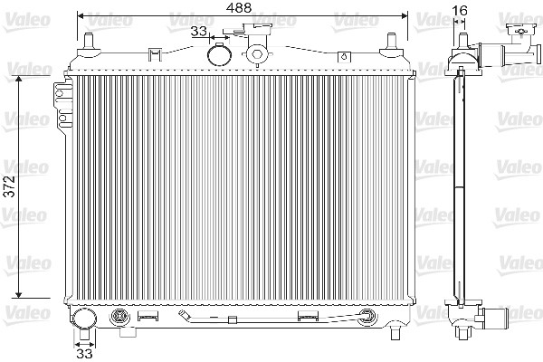 Valeo Radiateur 733142