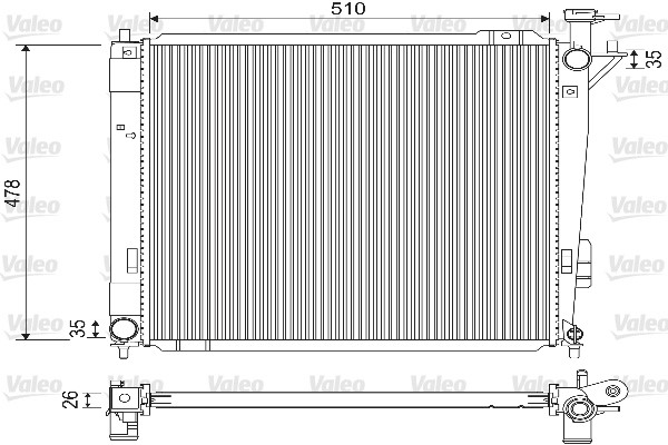 Valeo Radiateur 733144