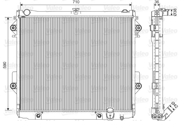 Valeo Radiateur 701552