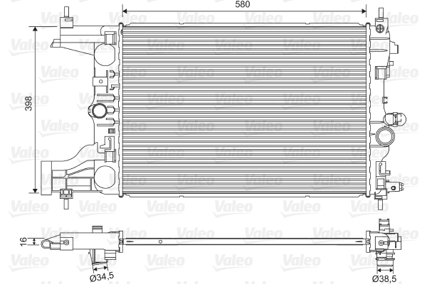 Valeo Radiateur 701594