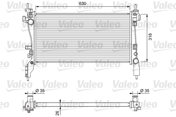 Valeo Radiateur 701718