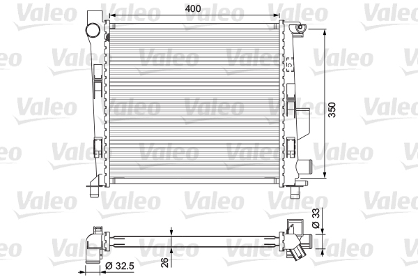 Valeo Radiateur 701724