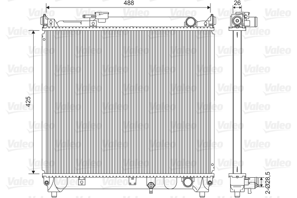 Valeo Radiateur 734662