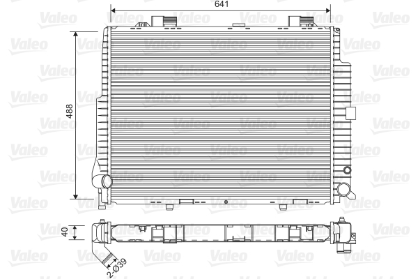 Valeo Radiateur 734796