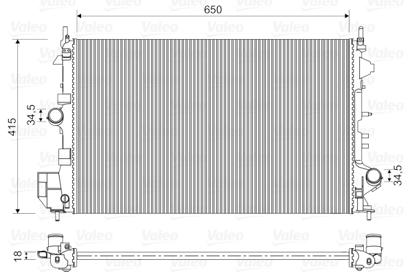 Valeo Radiateur 734982
