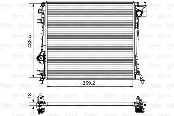 Valeo Radiateur 735624