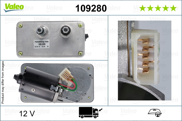 Valeo Ruitenwissermotor 109280